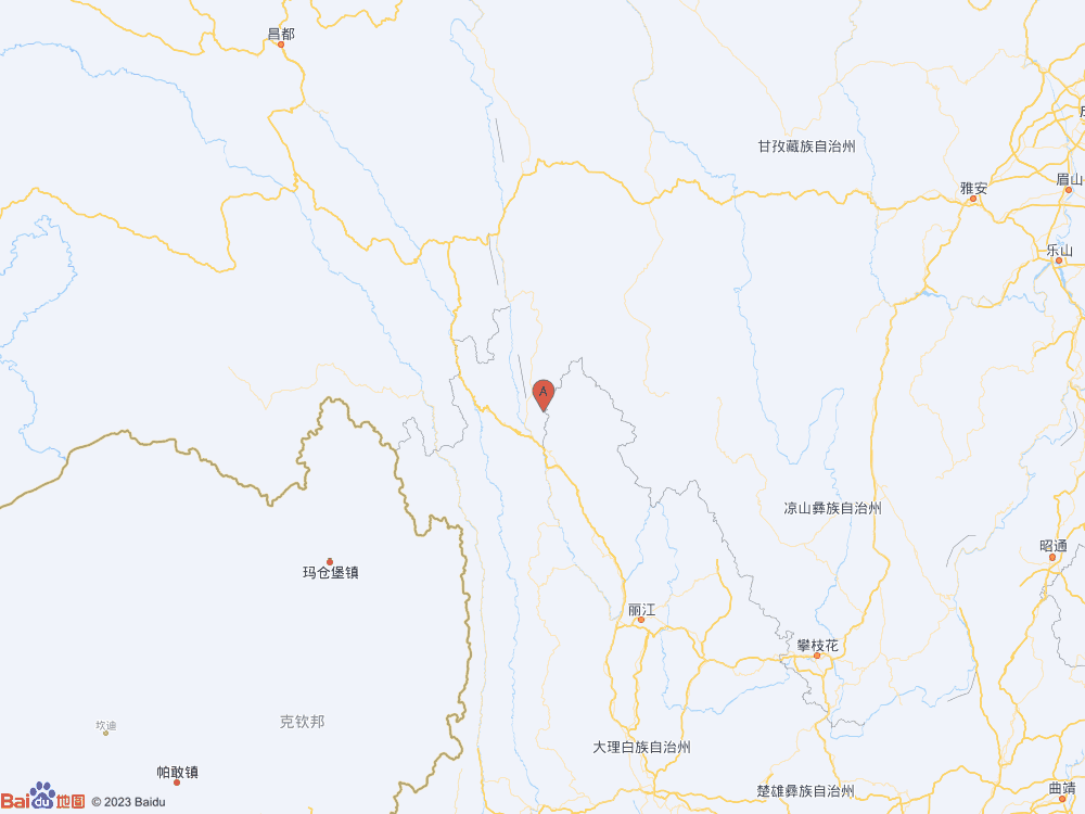四川甘孜州得荣县（北纬28.48度，东经99.40度）发生3.0级地震