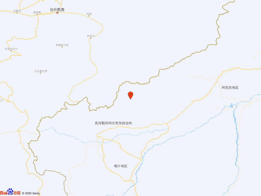 新疆克孜勒苏州阿合奇县（北纬40.63度，东经77.15度）发生3.0级地震