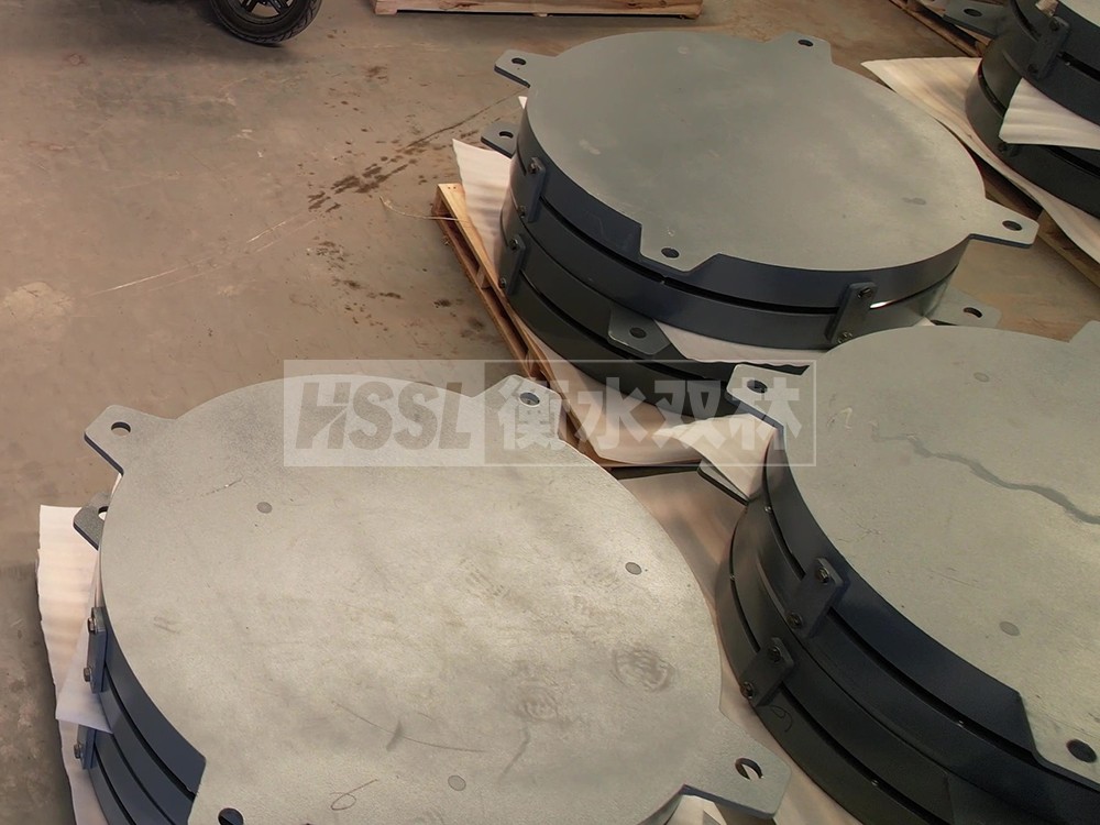 LNR1200天然隔震支座生产厂家 HDR700高阻尼隔震支座 连廊橡胶隔震支座报价