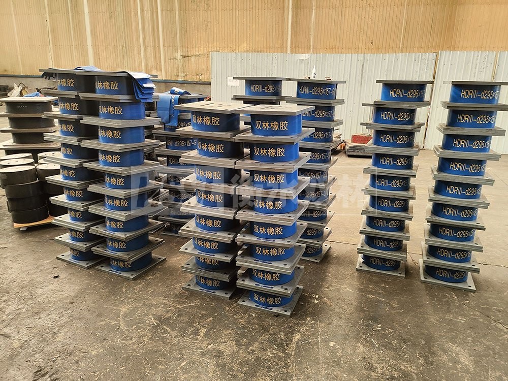隔震支座LRB650-Ⅱ多少钱一个 建筑物隔震支座价钱 高阻尼橡胶隔震支座(HDR)厂家